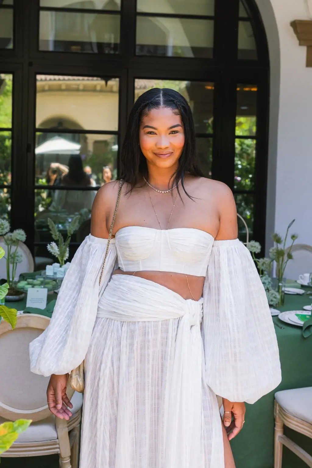 CHANEL IMAN AT A HIGH TEA LUNCHEON WITH LIPTON GREEN TEA AT THE MAYBOURNE BEVERLY HILLS3